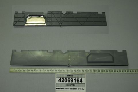 Obrázek z Dno - přední kryt s hliníkovou folií 