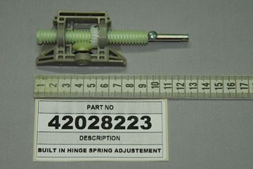 Obrázek Nastavení pružiny závěsu - vestavěné