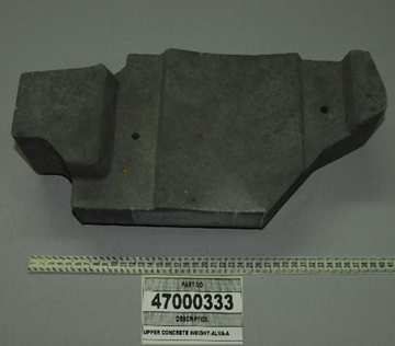 Obrázek Betonové závaží přední