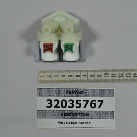 Obrázek z Ventil (2 exit-rast2,5) 