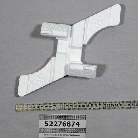 Obrázek z Tub lower corner styrofoam-right 
