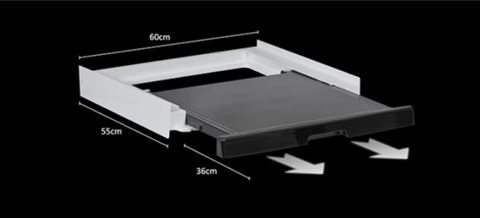 Obrázek z Mezikus pračka/sušička se zásuvkou Haier HASTKU10B 