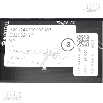 Obrázek Karta displeje/panelu s tlačítky